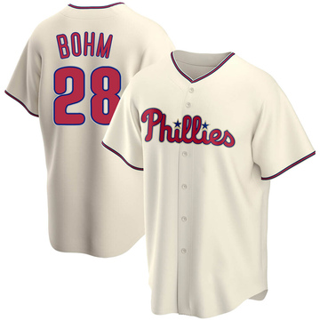 Reading Fightin Phils Home Pinstripe Alec Bohm Adult Replica