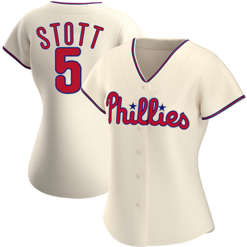 Reading Fightin Phils Home Pinstripe Bryson Stott Adult Replica