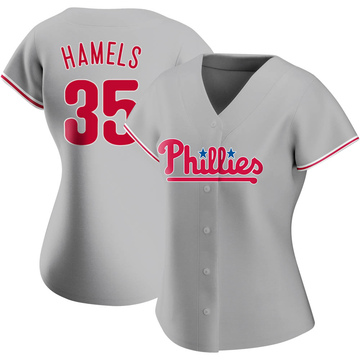 Embrace Phillies Pride with the #32 Cole Hamels Grey Jersey