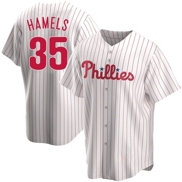 Men's COLE HAMELS Philadelphia Phillies Jersey-Style #35 LIME GREEN TShirt  Large