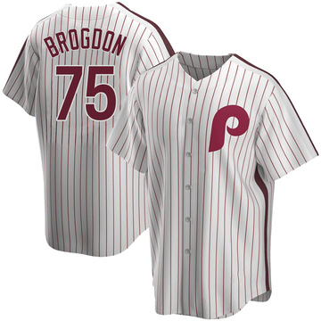 Philadelphia Phillies Connor Brogdon #40 Game Used Red Jersey E ST BP XL 708