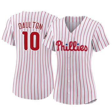 20114 Majestic Phillies DARREN DAULTON Vintage Sewn Baseball JERSEY All  Sizes