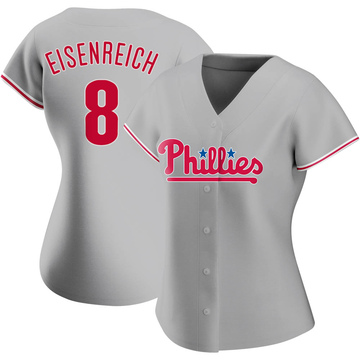 Jim Eisenreich Men's Replica Philadelphia Phillies Black Pitch