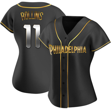 Jimmy Rollins 2008 Philadelphia Phillies World Series Home/Road/Alt Men's  Jersey