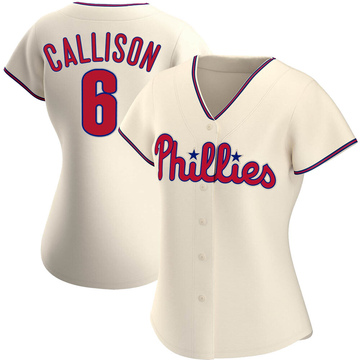 Replica Johnny Callison Women's Philadelphia Phillies Cream Alternate Jersey