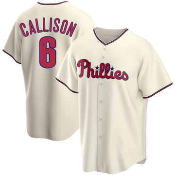 Replica Johnny Callison Youth Philadelphia Phillies Cream Alternate Jersey