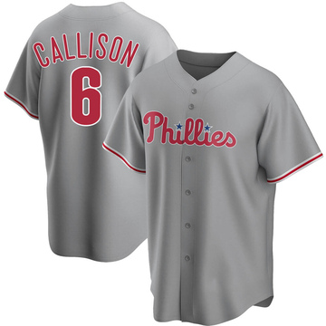 Replica Johnny Callison Youth Philadelphia Phillies Gray Road Jersey