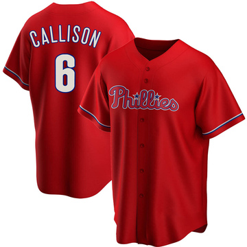 Replica Johnny Callison Youth Philadelphia Phillies Red Alternate Jersey