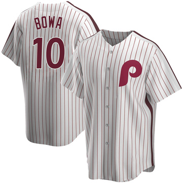 LARRY BOWA Philadelphia Phillies 1980 Majestic Cooperstown Throwback Away Baseball  Jersey - Custom Throwback Jerseys